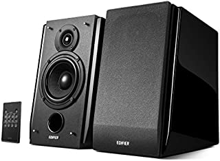 Edifier R1850DB Active Bookshelf Speakers with Bluetooth and Optical Input - 2.0 Studio Monitor Speaker - Built-in Amplifier with Subwoofer Line Out