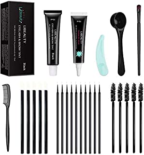 Libeauty Lash Tint Dye Kit Lasting 6 Weeks for Professional or Home use Eyebrow or Lash Tinting (black)