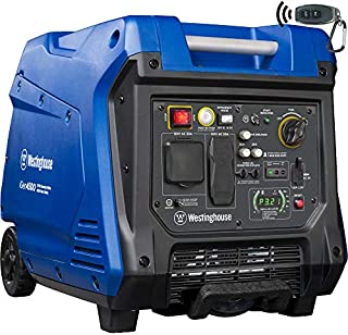 Westinghouse iGen4500 Super Quiet Portable Inverter Generator 3700 Rated & 4500 Peak Watts, Gas Powered, Electric Start, RV Ready, CARB Compliant