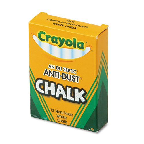 Crayola LLC Products - Anti-Dust Chalk, 3-1/4