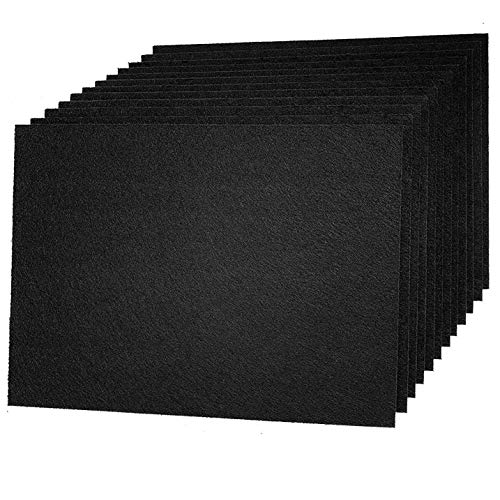 12 Pack Set Acoustic Absorption Panel, 12 X 16 X 3/8 Inches Black Acoustic Soundproofing Insulation Panel Tiles, Acoustic Treatment Used in Home & Offices