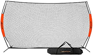 ACELETIQS 20 x 10 Feet Lacrosse Net, Baseball Softball Practice, Perfect Golf Net, Soccer Net, Basketball Net, Baseball Net, Pitching Net, Softball Net Rebounder W/Net Bag