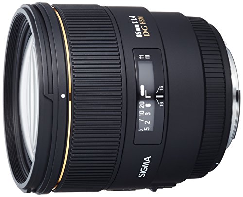 Sigma 85mm f/1.4 EX DG HSM Large Aperture Medium Telephoto Prime Lens for Canon Digital SLR Cameras