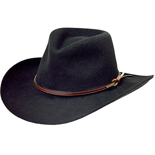 Stetson Bozeman Crushable Hat-Black-M