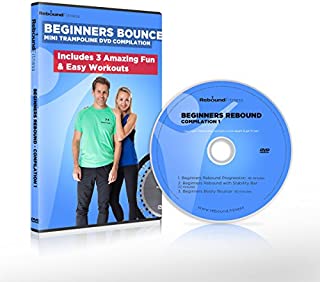 Beginners Bounce Mini Trampoline Exercise DVD Compilation Includes 3 Amazing Fun & Easy Rebounding Fitness Workouts to Help You Lose Weight & Tone Up! by Maximus Pro & Fit Bounce Pro