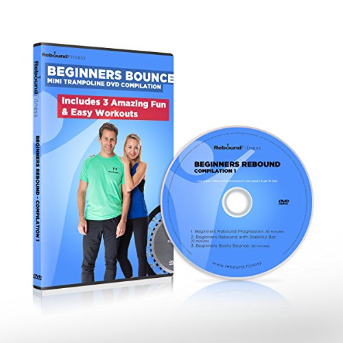 Beginners Bounce Mini Trampoline Exercise DVD Compilation Includes 3 Amazing Fun & Easy Rebounding Fitness Workouts to Help You Lose Weight & Tone Up! by Maximus Pro & Fit Bounce Pro