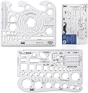 Mr. Pen- Landscape Templates, Architectural Templates, Drafting Tools, Landscaping Tools, Landscape Design Template, Drawing Template, Template Architecture, Drafting Ruler Shapes, Drawing Stencils