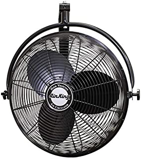 Air King 9020 1/6 HP Industrial Grade Wall Mount Fan, 20-Inch,Black