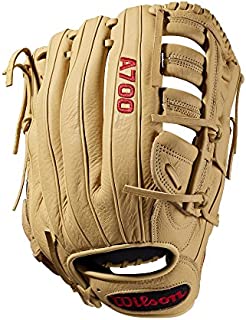 Wilson A700 Baseball Glove Series, Blonde, 12.5 Inch, Left (Right Hand Throw)