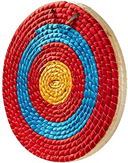 TBONTBY Traditional Solid Straw Archery Target, 3 Layers 19.5 x 2.2inches Arrows Target for Recurve Bow Longbow or Compound Bow Outdoor Shooting Practice