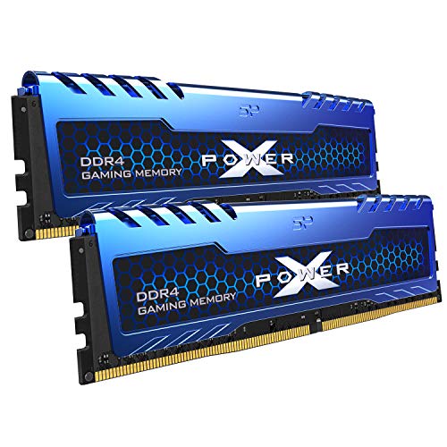 Silicon Power XPOWER Turbine Gaming DDR4 16GB (8GBx2) 3200MHz (PC4 25600) 288-pin C16 1.35V UDIMM Desktop Memory Module RAM - Low Voltage (SP016GXLZU320BDA)