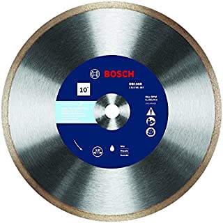 Bosch DB1069 10 In. Rapido Premium Continuous Rim Diamond Blade for Glass Tile