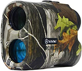 TecTecTec ProWild Hunting Rangefinder - 6x24 Laser Range Finder for Hunting with Speed, Scan and Normal Measurements (Camo)