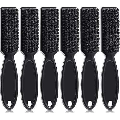 6 Pieces Barber Blade Clipper Cleaning Brush Nylon Trimmer Cleaning Brush Hair Duster Fade Brush Tool for Cleaning Clipper