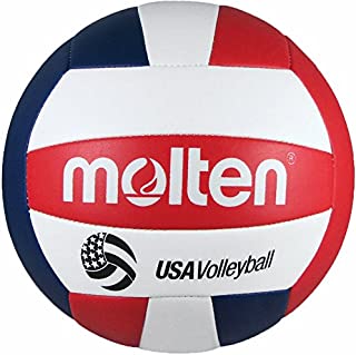 Molten Camp Recreational Volleyball, Red/White/Blue (MS500-3), Official Size and Weight