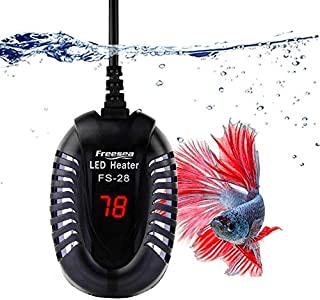 FREESEA 50W Mini Aquarium Heater Fish Tank Submersible Heater with LED Temperature Display