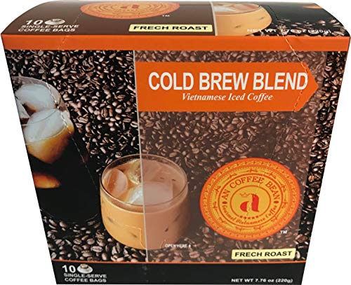 AN COFFEE BEAN - Pour-over coffee - Extra bold - Vietnamese Coffee - 10 Single-serving packets.