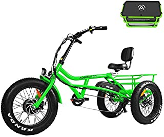 Addmotor Motan Electric Trike, 750W 48V 16AH M360 Electric Bike 3 Wheeler (Apple Green)