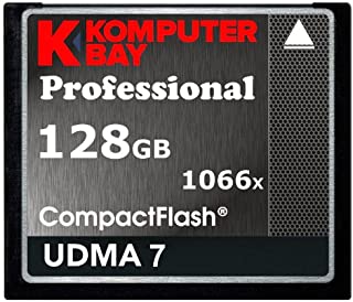 Komputerbay 128GB Professional Compact Flash Card 1066X CF Write 155MB/s Read 160MB/s Extreme Speed UDMA 7 RAW