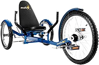 Mobo Triton Pro Adult Recumbent Trike. Pedal 3-Wheel Bicycle. Adaptive Tricycle for Teens to Seniors