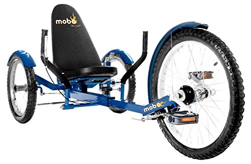 Mobo Triton Pro Adult Recumbent Trike. Pedal 3-Wheel Bicycle. Adaptive Tricycle for Teens to Seniors