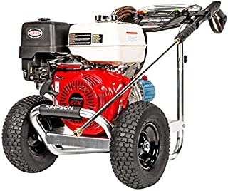 SIMPSON Cleaning ALH4240 Aluminum Gas Pressure Washer Powered by Honda GX390, 4200 PSI @ 4.0 GPM, Red