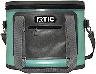 RTIC Soft Cooler 30, Seafoam Green, Insulated Bag, Leak Proof Zipper, Keeps Ice Cold for Days