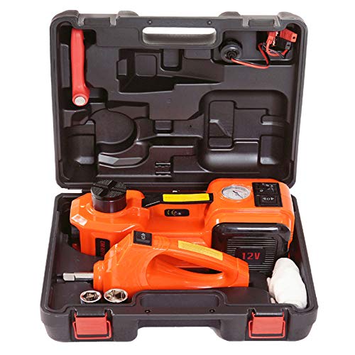 koumpo 12V Electric Car Jack, 5.0T(11000lb) All-in-one Automatic Floor Jack Kit, Car Jack Hydraulic with Impact Wrench Repair Tool for Sedan, SUV Lift Tire Change