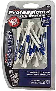 Pride Performance Professional Tee System Plastic Golf Tees, 3-1/4 inch - 30 count (Blue)