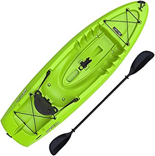 Lifetime Hydros Angler 85 Fishing Kayak (Paddle Included), Lime Green, 101 Inches