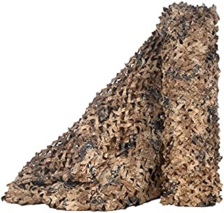 LOOGU Bulk Rolls of Camouflage Netting for Photography Background Camo Decorative Net and Hunting Blinds (Desert Digital, 1.5x3M=5x10ft)