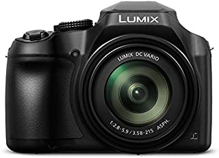 Panasonic LUMIX FZ80 4K Digital Camera, 18.1 Megapixel Video Camera, 60X Zoom DC VARIO 20-1200mm Lens, F2.8-5.9 Aperture, Power O.I.S. Stabilization, Touch Enabled 3-Inch LCD, Wi-Fi, DC-FZ80K (Black)