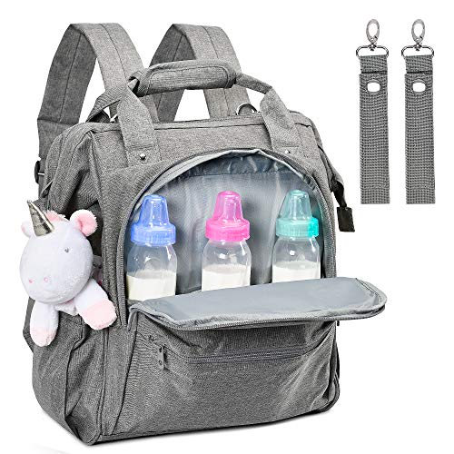 LoveLi-Bi Diaper Bag Backpack: Large Diaper Bags for Baby Girls Boys Toddler Twins Mom Dad with Changing Pad Mat Waterproof Mochilas Cosas Para Bebes