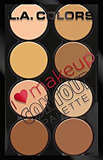 L.A. Colors I Heart Makeup Contour Palette, Light to Medium, 1.04 Ounce