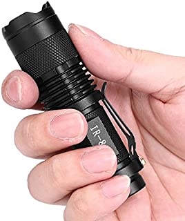 Mini IR illuminator Flashlight, 5W 850nm Focus Adjustable IR Led Flashlight Infrared Light Torch for Night Vision, Coyote Hog Predator Hunting AA Battery not Included