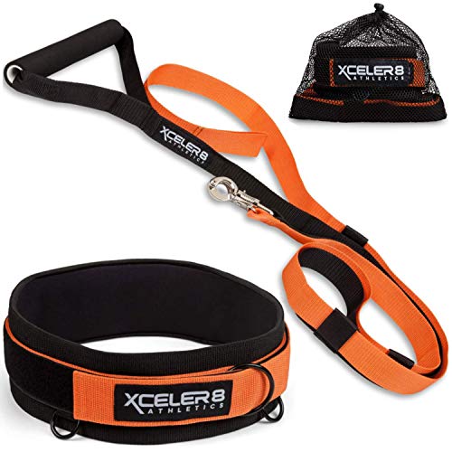 X-PLOSIVE Speed Training Kit / Overload Running Resistance & Release / Harness & Resistance Band, Speed and Agility Equipment for Sprint and Football, Basketball, Soccer / Youth and Adult Ready