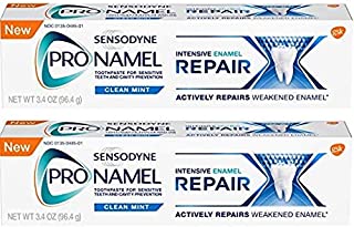 Sensodyne ProNamel, Clean Mint, Intensive Repair 3.4 Ounce (Pack of 2)