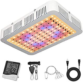 TATU 1000W LED Grow Lights Full Spectrum Plants Light Indoor Plants Growing Lamp Dual Switch Veg and Bloom for Grow Tent Hydropnics Greenhouse (Actual Power 105 Watt 100pcs LEDs)