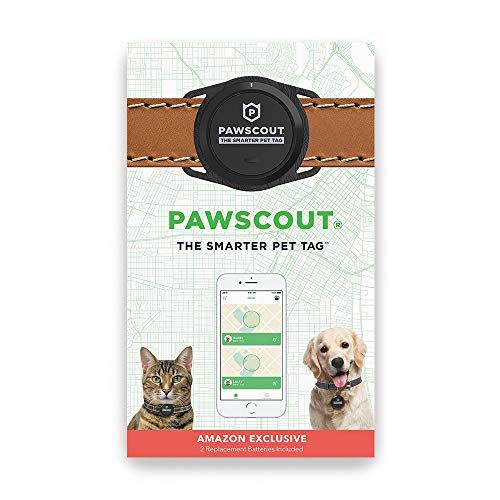 Pawscout Smarter Pet Tag (New Version 2.0) - Cat & Dog Tag, Lost Pet Alerts, Bluetooth Virtual Leash, Medical Profile, Walk Tracker, Pet Points of Interest, No Monthly Fees