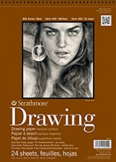Strathmore 400-3 STR-400-3 24 Sheet No.80 Drawing Pad, 8 by 10