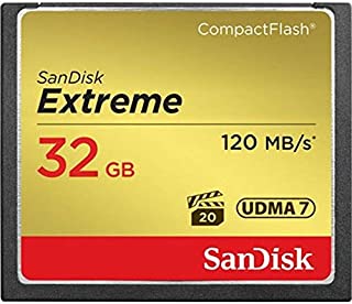 SanDisk Extreme 32GB CompactFlash Memory Card UDMA 7 Speed Up To 120MB/s 2-Pack