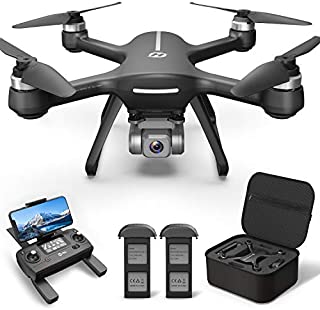 Holy Stone HS700E 4K UHD Drone with EIS Anti Shake 130°FOV Camera for Adults, GPS Quadcopter with 5GHz FPV Transmission, Brushless Motor, Easy Auto Return Home, Follow Me and Outdoor Carrying Case