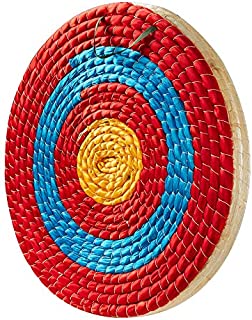 TOPARCHERY Archery Target 3 Layers 20 inch Traditional Solid Straw Archery Target 2.3 inch Thickness Hand-Made Arrows Target for Outdoor Shooting Practice (20in / 3 Layers)