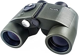 Marine Binoculars for Adults,7x50 Waterproof Fogproof Military Binoculars, ReHaffe Binocular with Rangefinder and Illuminated Compass for Boating Sailing Water Sports Hunting and More