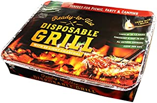 Oppenheimer USA Disposable Charcoal Grill On-The-Go Ready to Use Easy to Light Kosher (1)