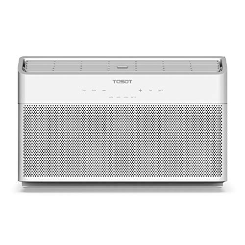 TOSOT 8,000 BTU Air Conditioner Quiet operation, Energy Star, and Remote Control- Window Mounting AC Unit Fast Cooling for spaces up to 350 sq. ft. Tranquility Series, 8000, White