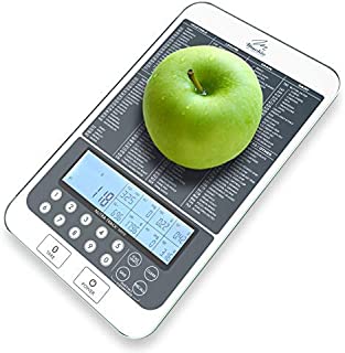 Mackie Food Scale, Digital Kitchen Scale Nutrition Portions Easy Automatic Calorie and Macro Nutrition Calculator an American Co.