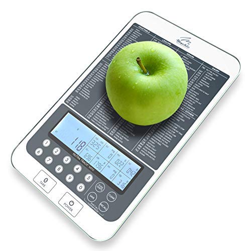 Mackie Food Scale, Digital Kitchen Scale Nutrition Portions Easy Automatic Calorie and Macro Nutrition Calculator an American Co.