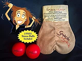 Smack a Sack-Stress Relief Ball Sack..Stress Relief Gag Gift by MySack Makes a Great Gag Gift for Funny, Funny Mother's Day, Office Gifts..White Elephant-Stress Ball