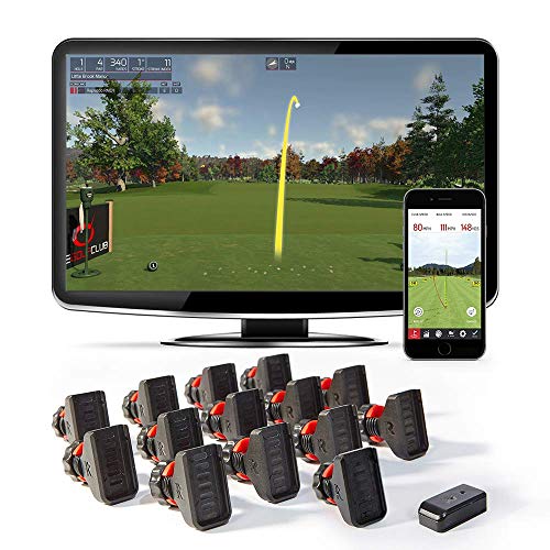 Rapsodo R-Motion Golf Simulator and Swing Analyzer with 14 Clip Attachments - PC and Smartphone